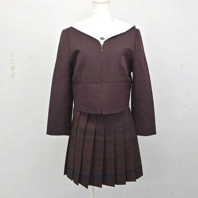 【中古】群馬県 共愛学園中学校・高等学校 女子制服 4点 (ブレザー・ベスト・ブラウス・スカート) sf082709