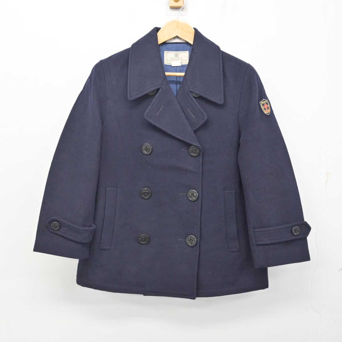 【中古】群馬県 共愛学園中学校・高等学校 女子制服 1点 (コート) sf082714