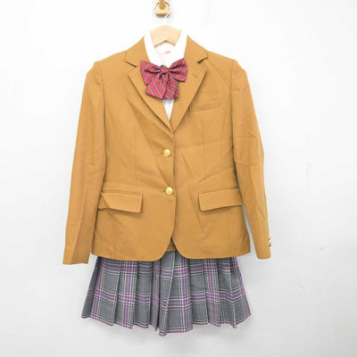 【中古】 さくら国際高等学校 女子制服 4点 (ブレザー・シャツ・スカート) sf082724