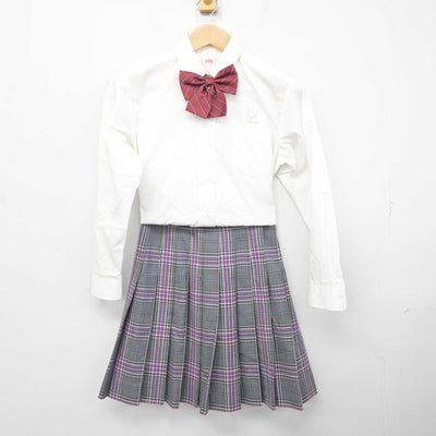 【中古】 さくら国際高等学校 女子制服 4点 (ブレザー・シャツ・スカート) sf082724