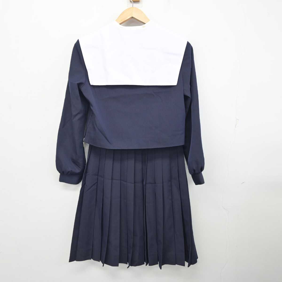 【中古】 学校名不明 女子制服 3点 (セーラー服・スカート) sf082738