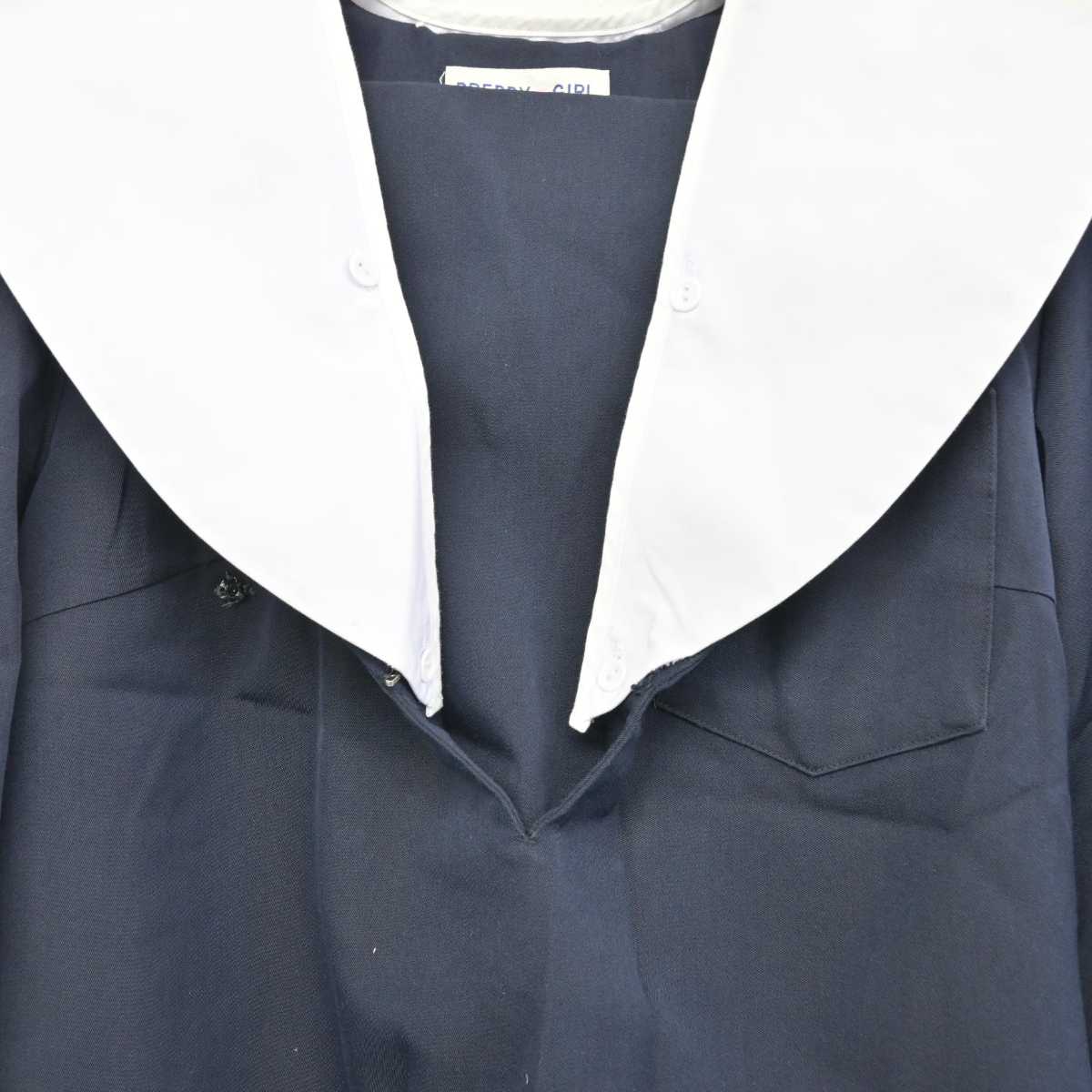 【中古】 学校名不明 女子制服 3点 (セーラー服・スカート) sf082738