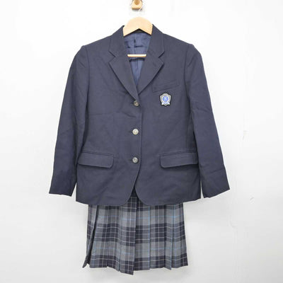 【中古】愛媛県 愛媛県立長浜高等学校 女子制服 2点 (ブレザー・スカート) sf082740