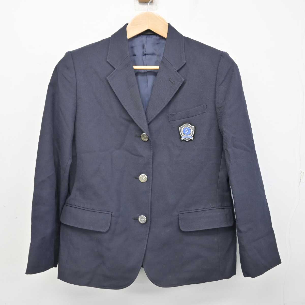 【中古】愛媛県 愛媛県立長浜高等学校 女子制服 2点 (ブレザー・スカート) sf082740