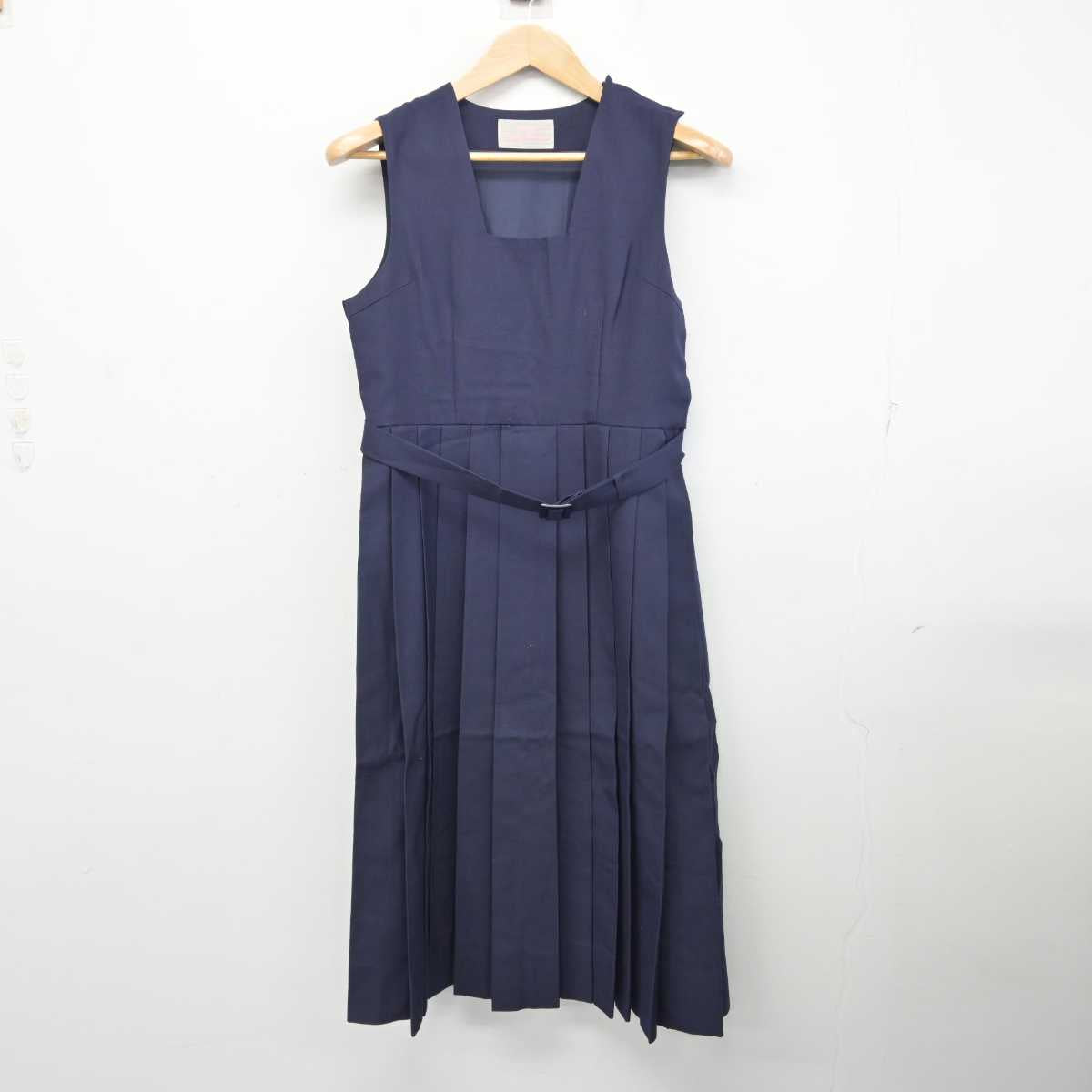 【中古】福岡県 内浜中学校/旧モデル 女子制服 4点 (セーラー服・ジャンパースカート) sf082742