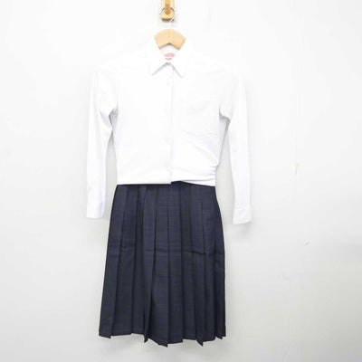 【中古】福岡県 内浜中学校 女子制服 3点 (ブレザー・シャツ・スカート) sf082744