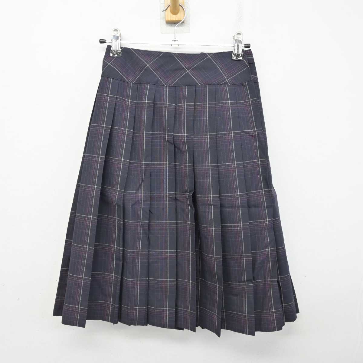 【中古】愛知県  桜花学園高等学校 女子制服 3点 (ブラウス・スカート) sf082753