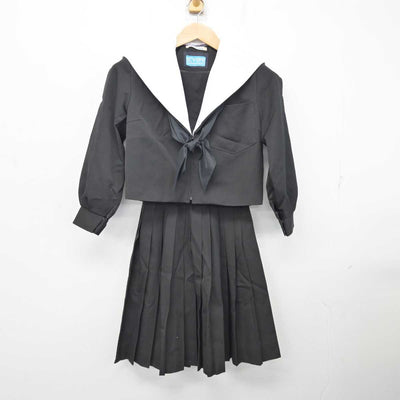 【中古】愛知県 豊川市立南部中学校 女子制服 3点 (セーラー服・スカート) sf082758