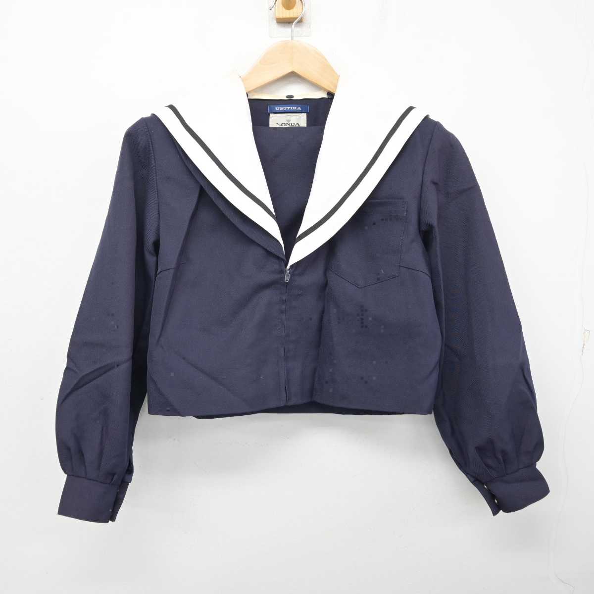 【中古】愛知県 名古屋市立守山中学校 女子制服 2点 (セーラー服・スカート) sf082765