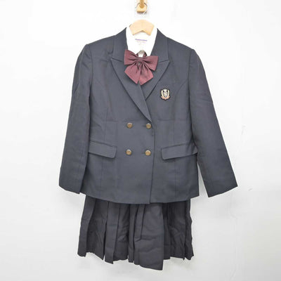 【中古】埼玉県 埼玉栄中学・高等学校 女子制服 4点 (ブレザー・シャツ・スカート) sf082771