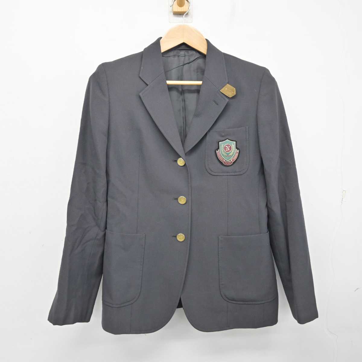 【中古】茨城県  土浦日本大学高等学校 女子制服 3点 (ブレザー・スカート) sf082777