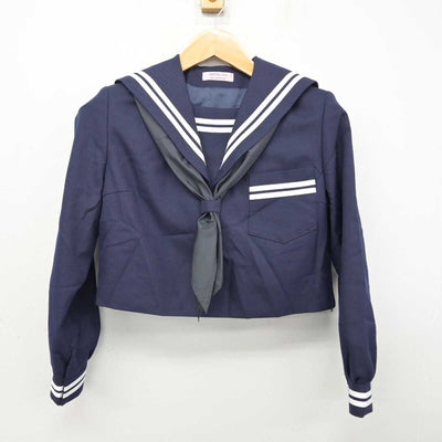 【中古】熊本県 合志中学校 女子制服 3点 (セーラー服・ジャンパースカート) sf082781