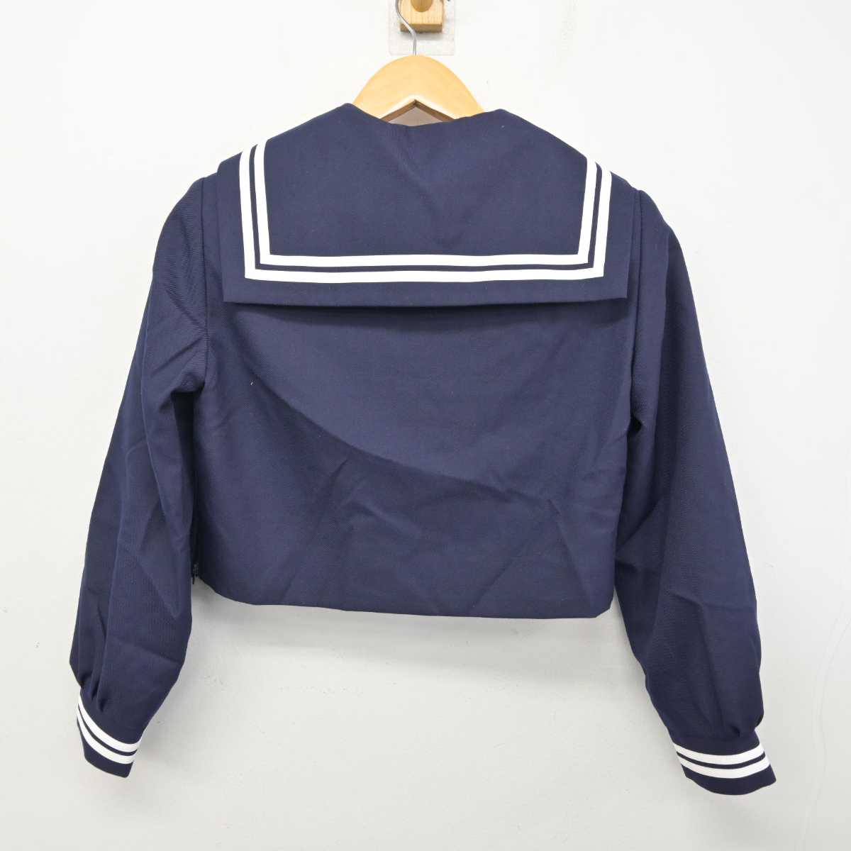 【中古】熊本県 合志中学校 女子制服 3点 (セーラー服・ジャンパースカート) sf082781