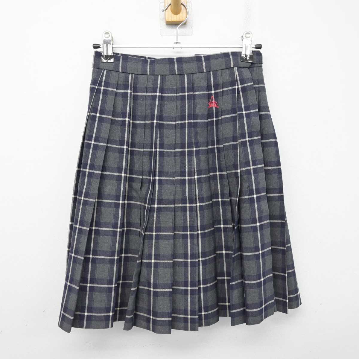 【中古】群馬県 前橋育英高等学校 女子制服 3点 (シャツ・スカート) sf082791