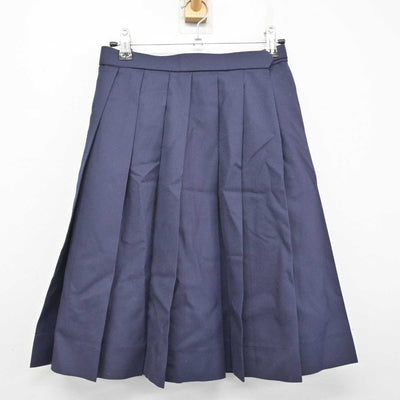 【中古】山形県 九里学園高等学校 女子制服 3点 (ブレザー・ニット・スカート) sf082794