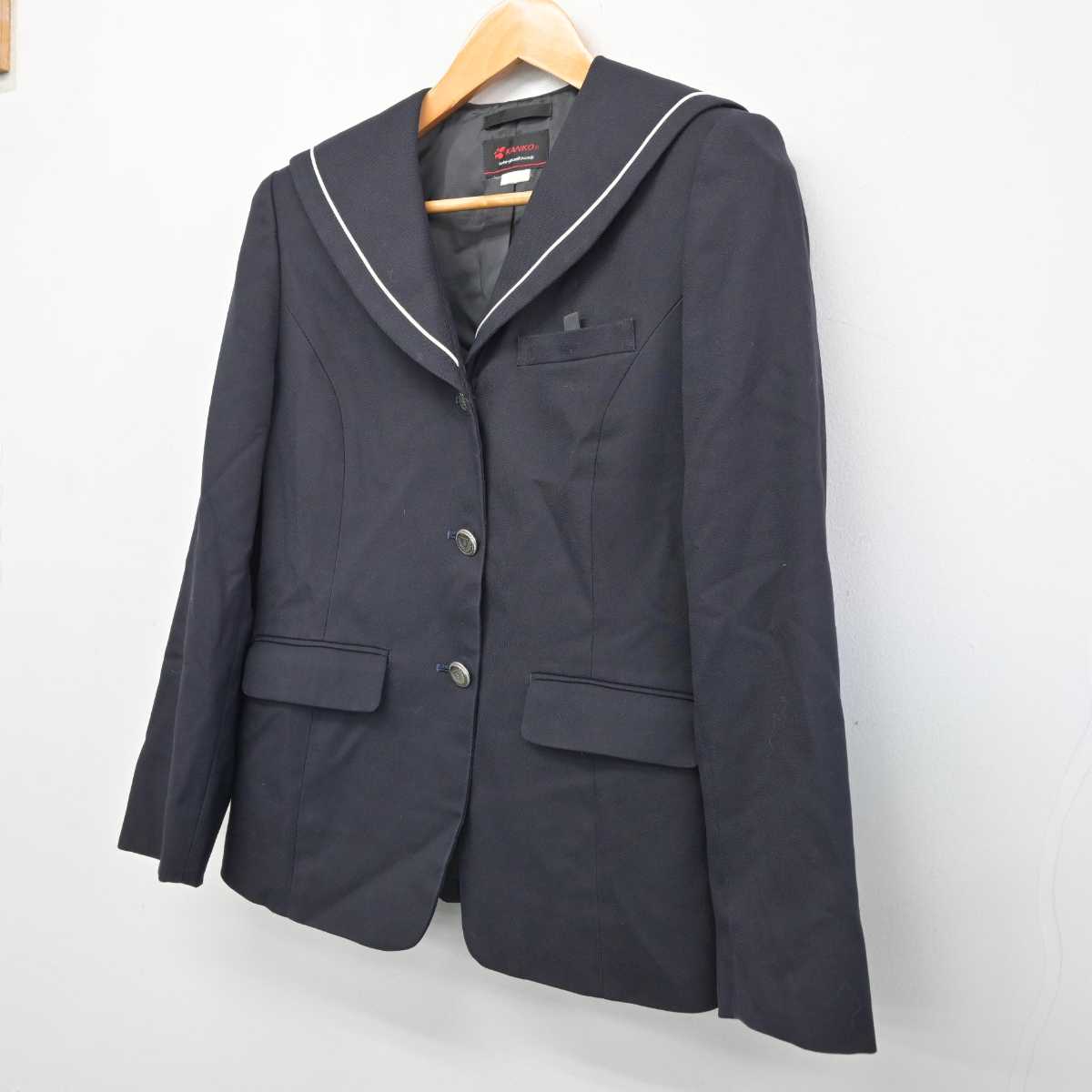 【中古】山形県 白鷹中学校 女子制服 1点 (ブレザー) sf082797