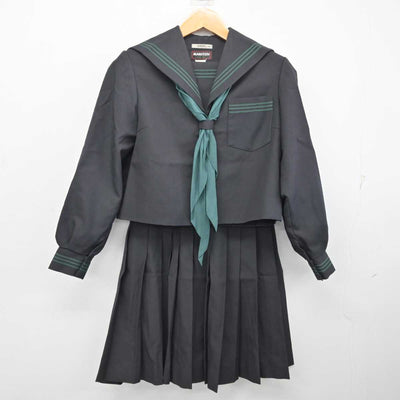 【中古】三重県 西橋内中学校 女子制服 4点 (セーラー服・スカート・スカート) sf082801