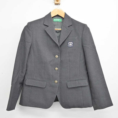 【中古】千葉県 植草学園大学附属高等学校 女子制服 2点 (ブレザー・スカート) sf082802