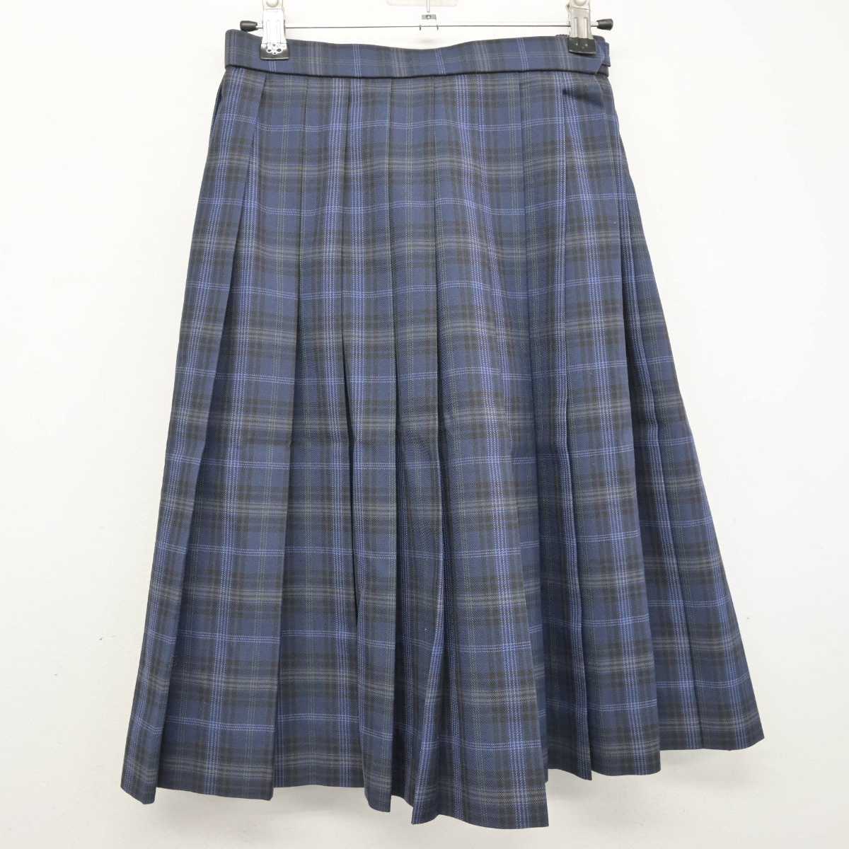 【中古】神奈川県 藤沢市立六会中学校 女子制服 4点 (ブレザー・シャツ・スカート) sf082815