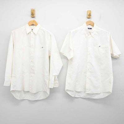 【中古】千葉県 茂原高等学校 男子制服 3点 (シャツ・ズボン) sf082819