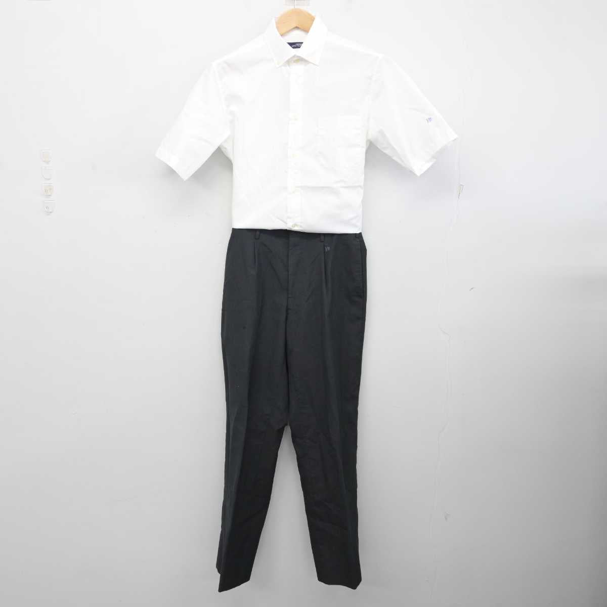 【中古】広島県 広島桜が丘高等学校 男子制服 2点 (シャツ・ズボン) sf082832