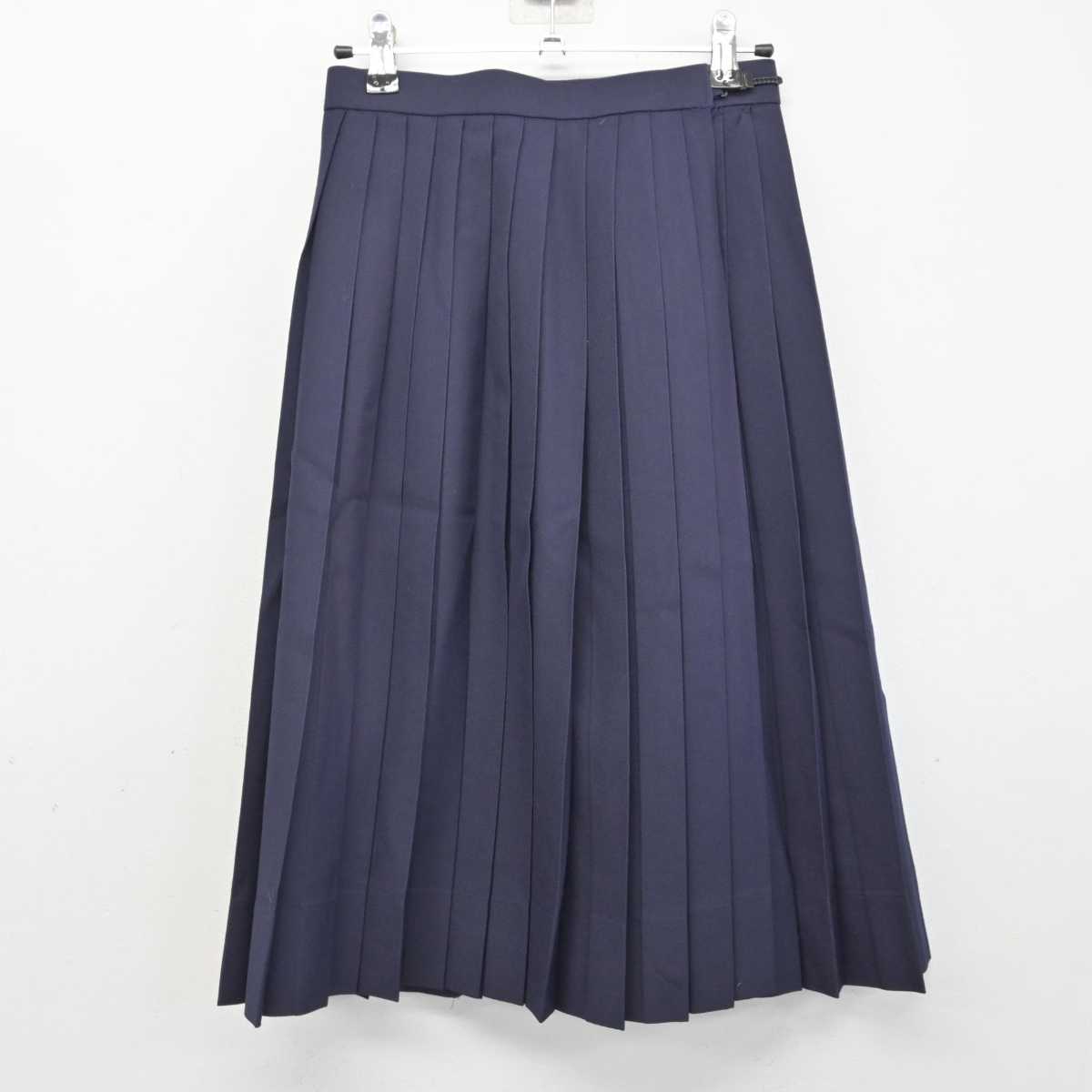 【中古】兵庫県 姫路商業高等学校 女子制服 3点 (ブレザー・シャツ・スカート) sf082854