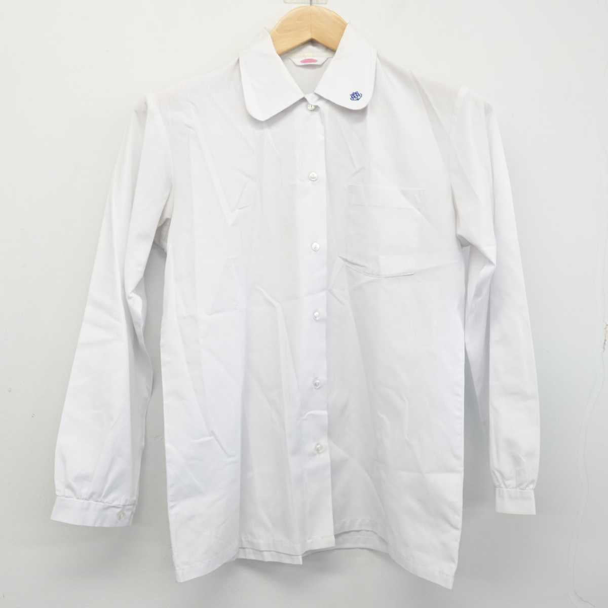 【中古】兵庫県 姫路商業高等学校 女子制服 2点 (ベスト・シャツ) sf082855