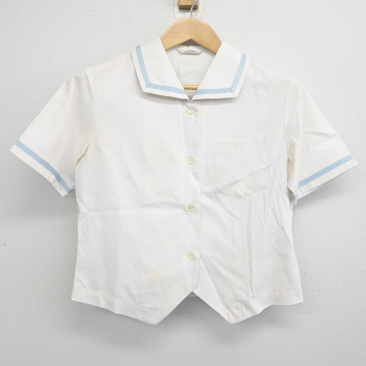 【中古】兵庫県 姫路商業高等学校 女子制服 2点 (ブラウス) sf082856