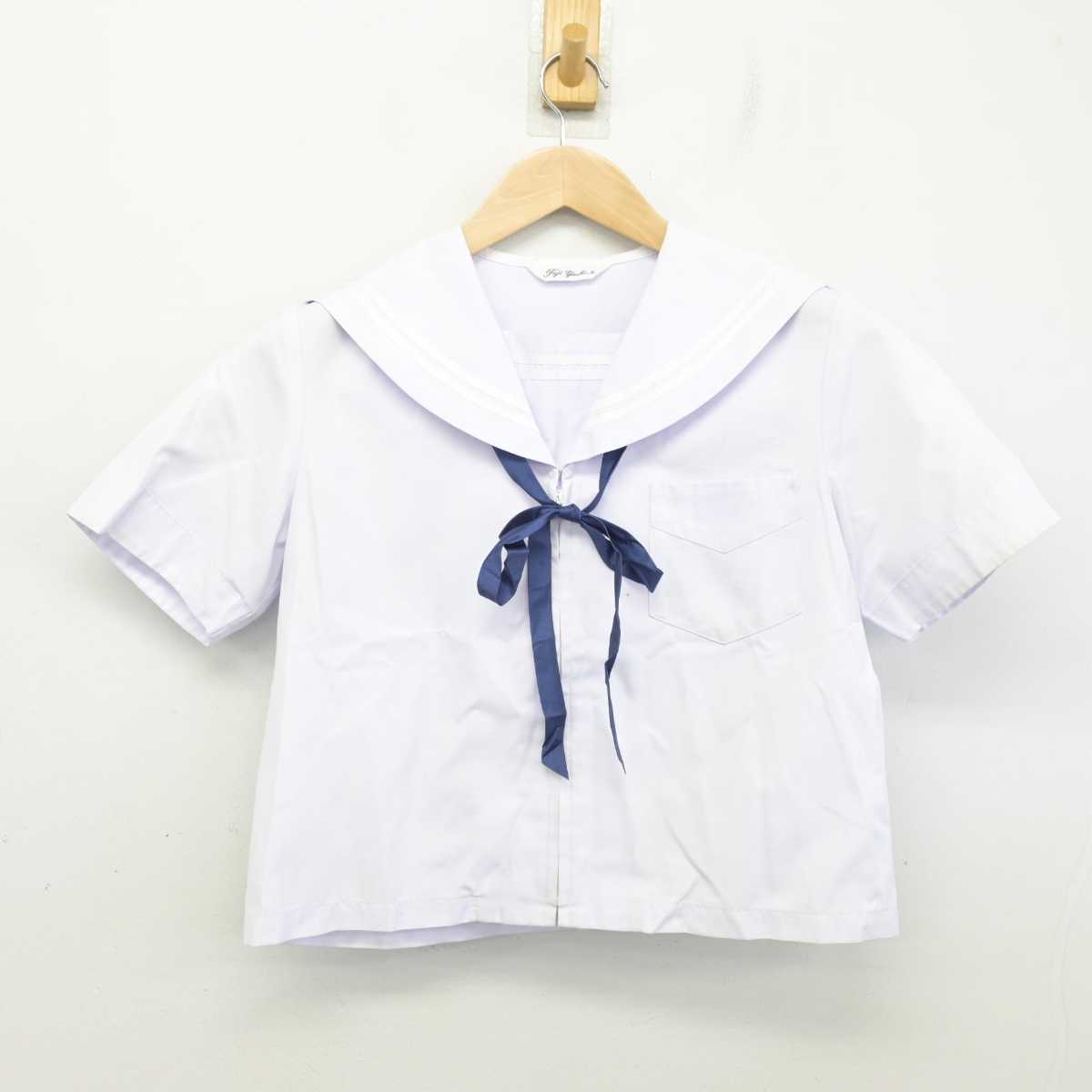 【中古】山口県 小郡中学校 女子制服 3点 (セーラー服・スカート) sf082874