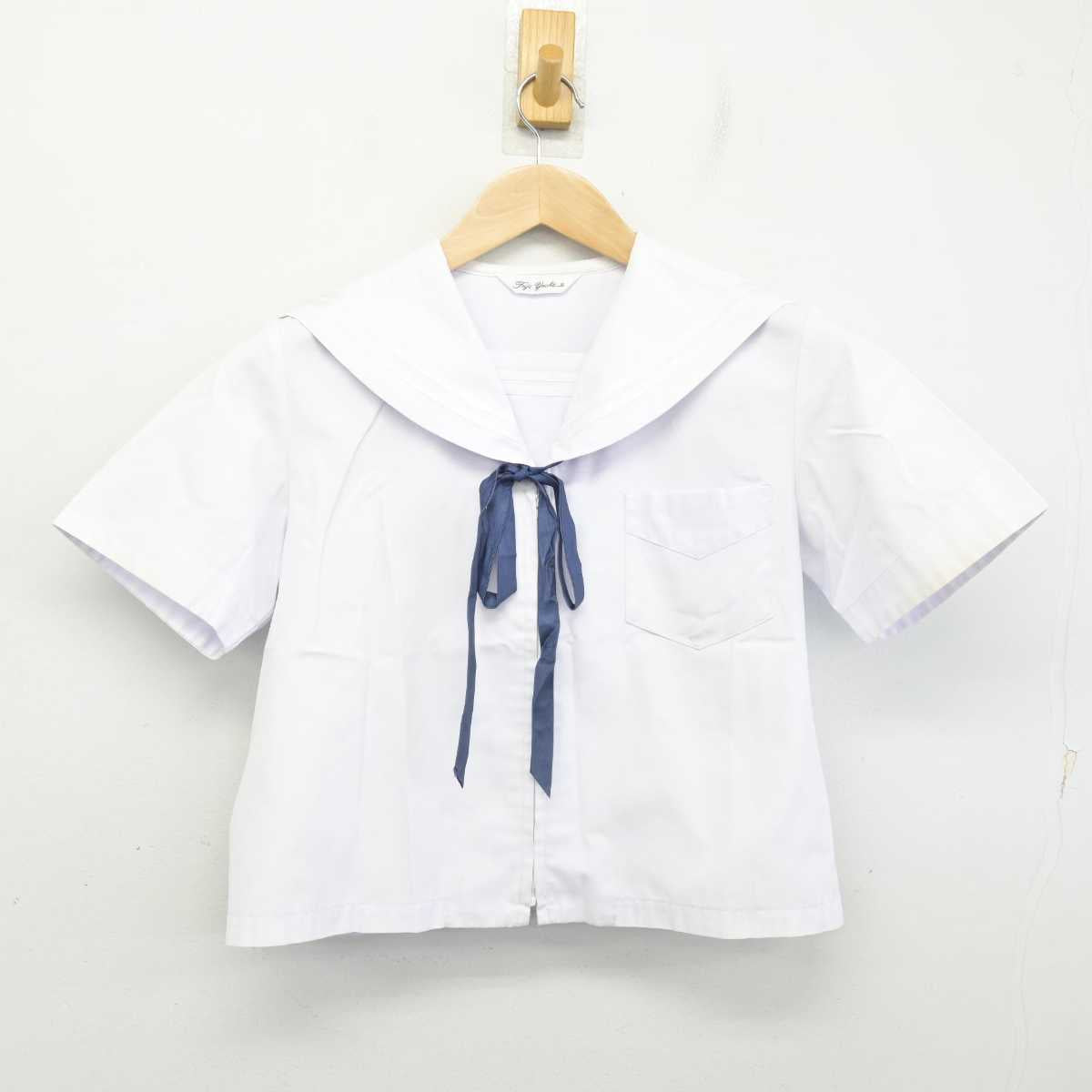 【中古】山口県 小郡中学校 女子制服 3点 (セーラー服・スカート) sf082875