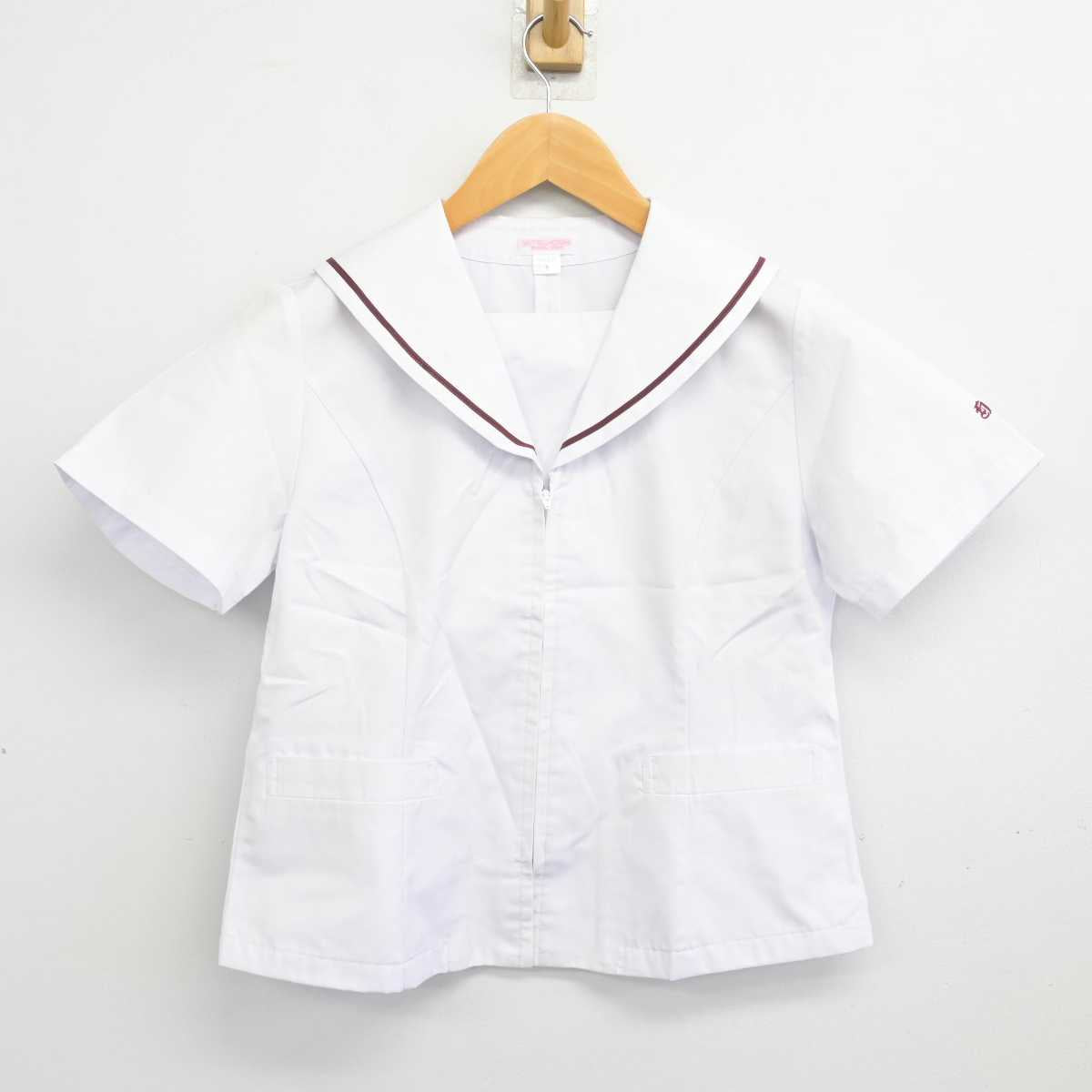 【中古】茨城県 常総学院中学校・高等学校 女子制服 2点 (セーラー服) sf082879