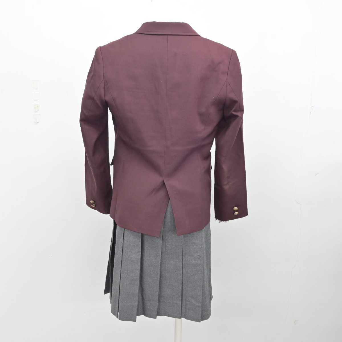 【中古】茨城県 常総学院中学校・高等学校 女子制服 3点 (ブレザー・シャツ・スカート) sf082880