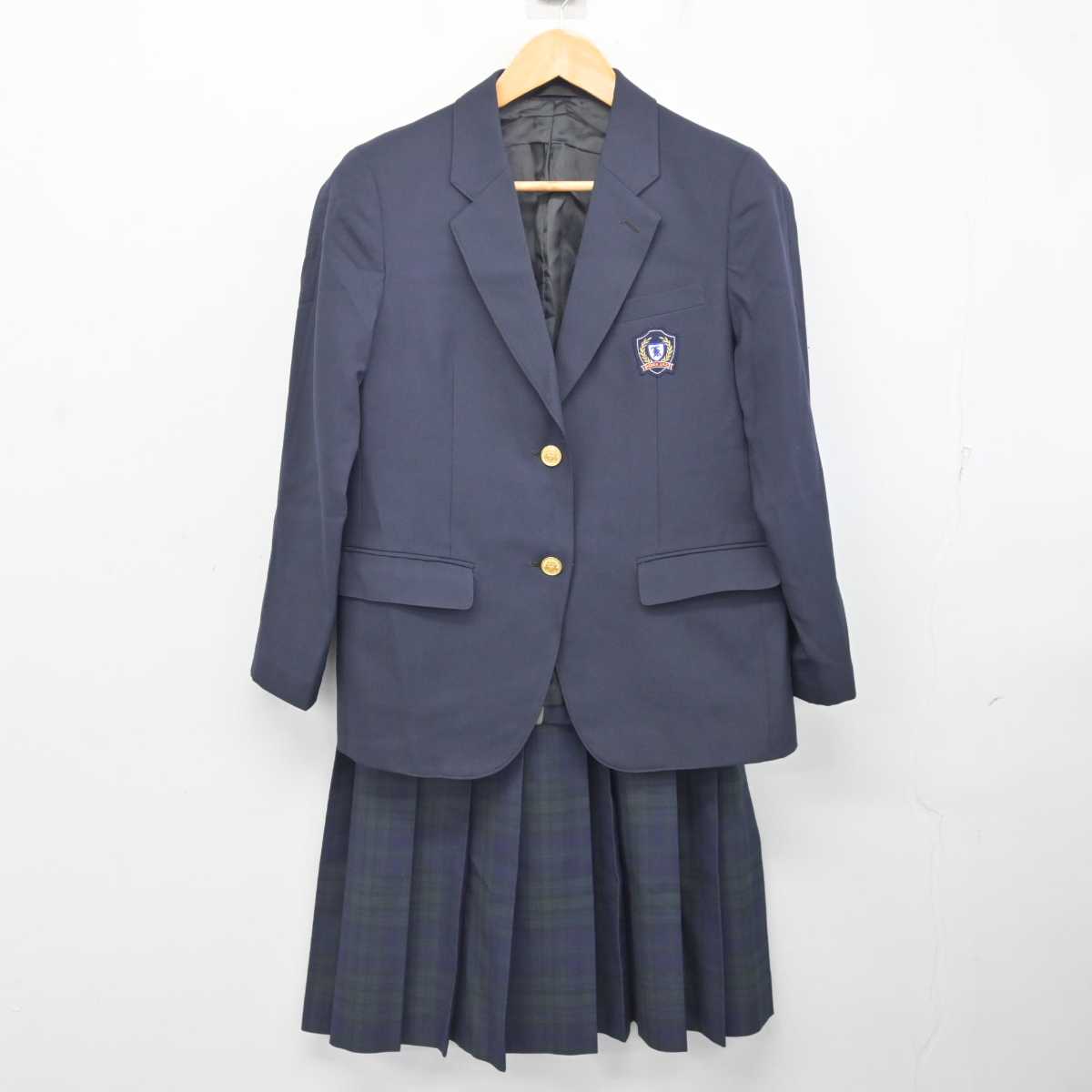 【中古】京都府 桂川中学校 女子制服 2点 (ブレザー・スカート) sf082886