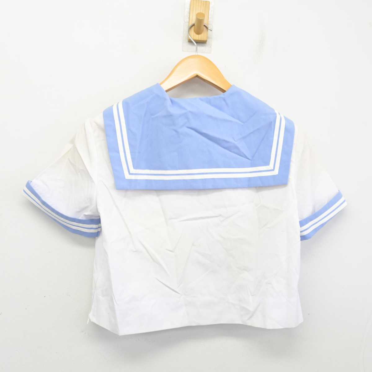 【中古】熊本県 長洲中学校 女子制服 2点 (セーラー服・スカート) sf082892