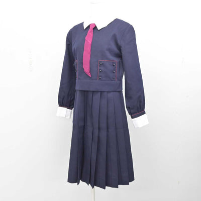 【中古】大阪府 帝塚山学院中学校・高等学校 女子制服 3点 (ブレザー・スカート) sf082902