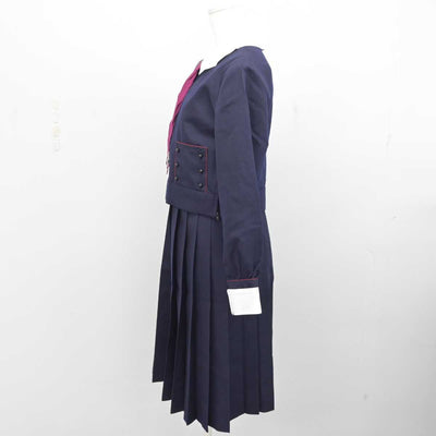 【中古】大阪府 帝塚山学院中学校・高等学校 女子制服 3点 (ブレザー・スカート) sf082902