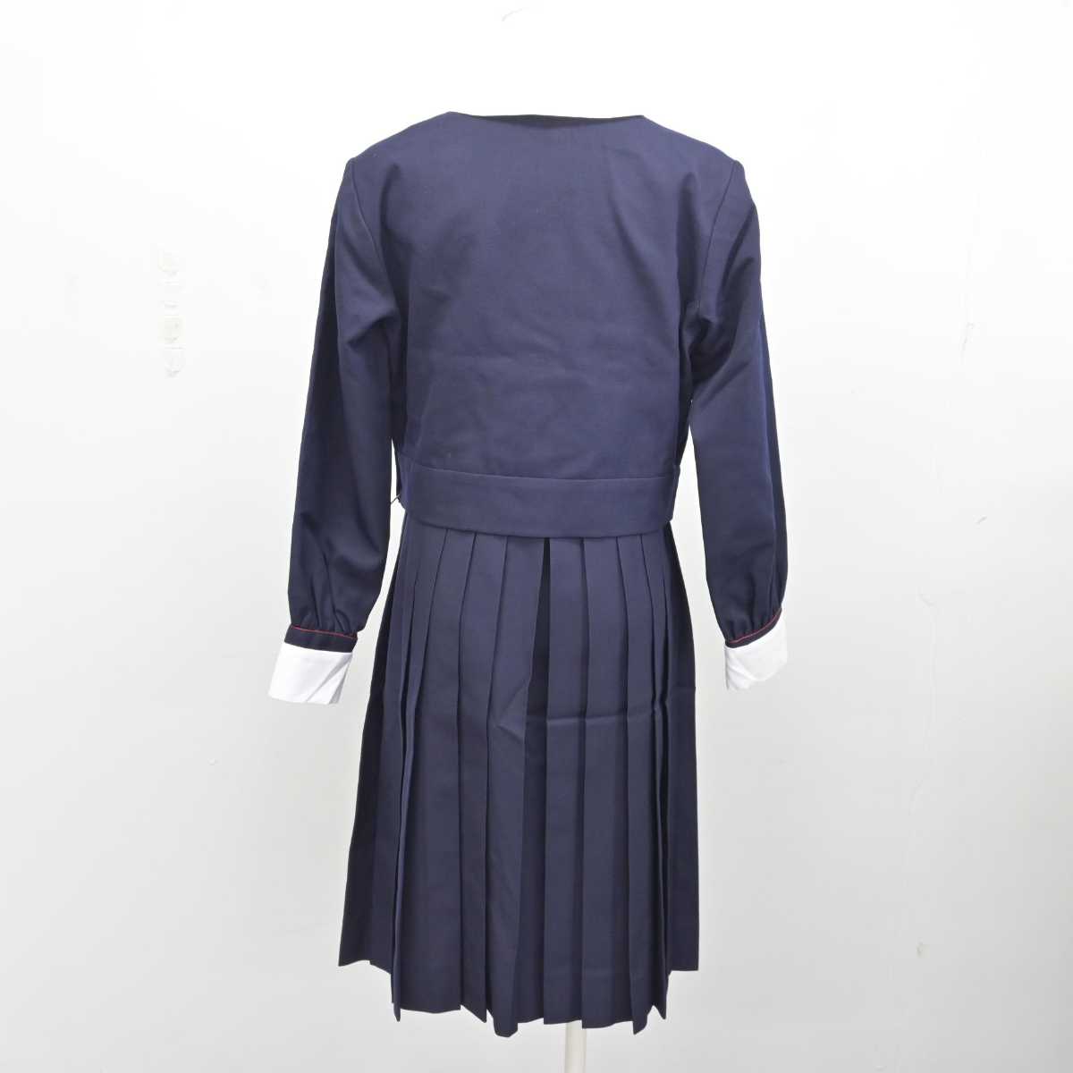 【中古】大阪府 帝塚山学院中学校・高等学校 女子制服 3点 (ブレザー・スカート) sf082902