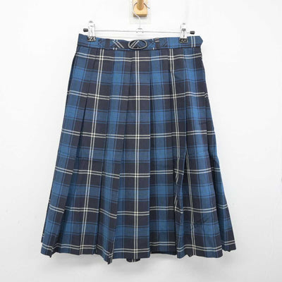 【中古】熊本県 北稜高等学校 女子制服 3点 (ニットベスト・シャツ・スカート) sf082911