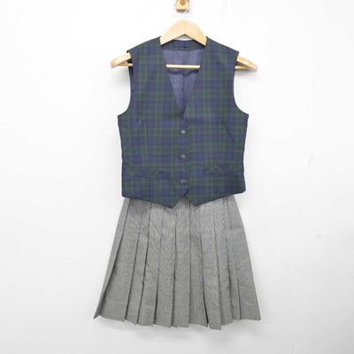 【中古】神奈川県 桐光学園高等学校 女子制服 4点 (ブレザー・ベスト・スカート) sf082927