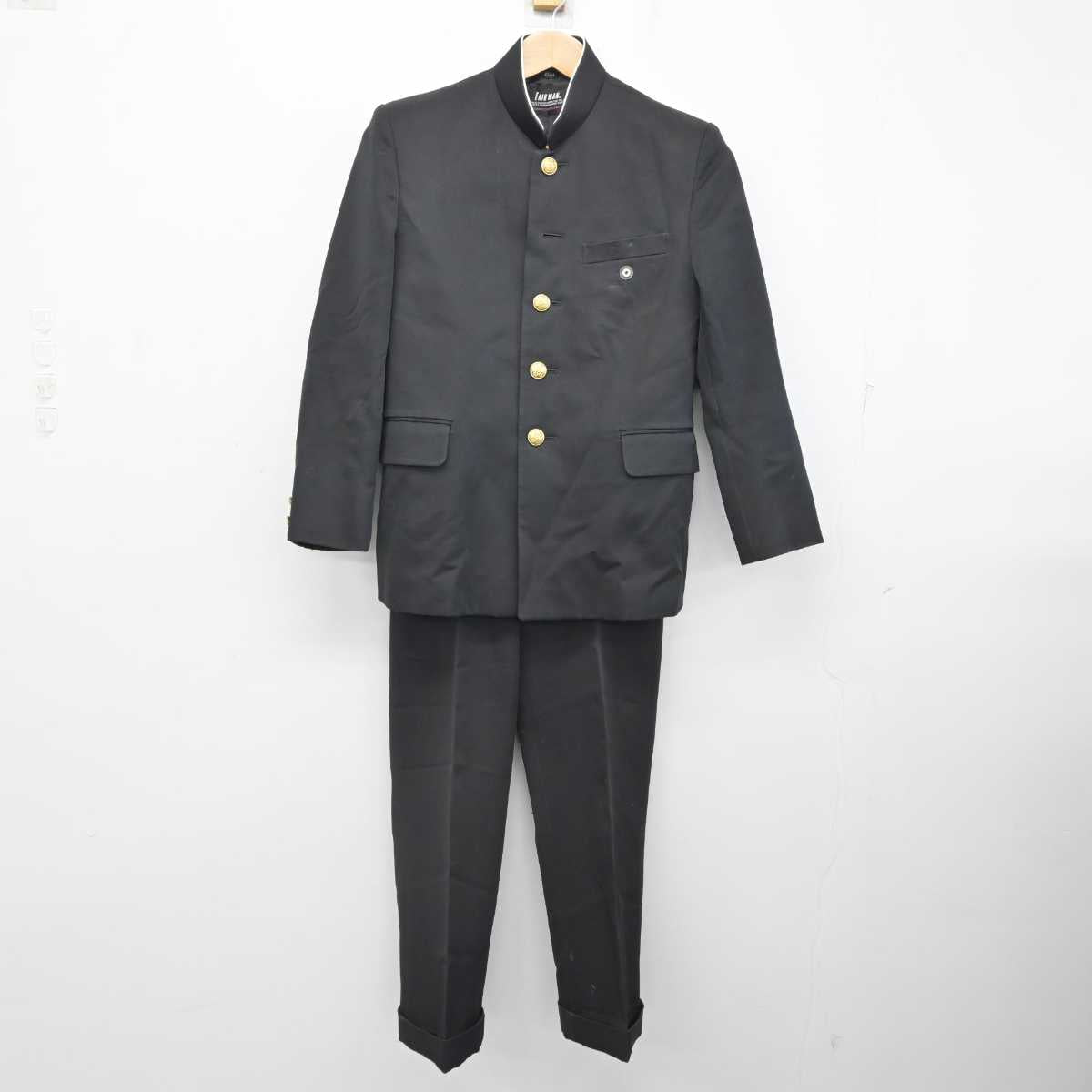 【中古】大阪府 阪南中学校 男子制服 2点 (学ラン・ズボン) sf082948