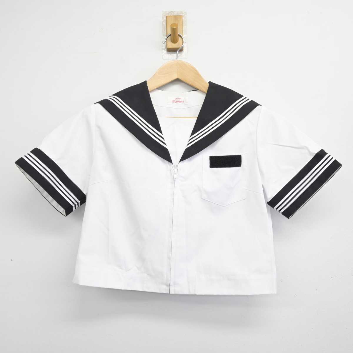 【中古】静岡県 修善寺中学校 女子制服 2点 (セーラー服) sf082950