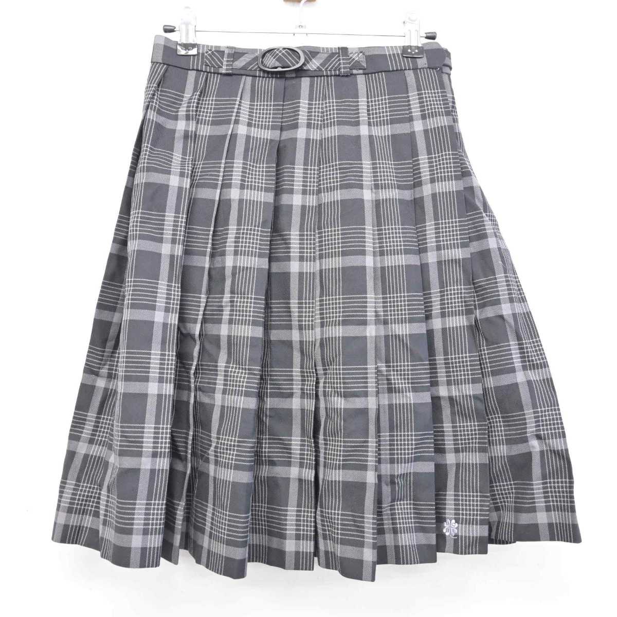 【中古】大阪府 大阪府教育センター附属高等学校 女子制服 3点 (ニット・シャツ・スカート) sf082954