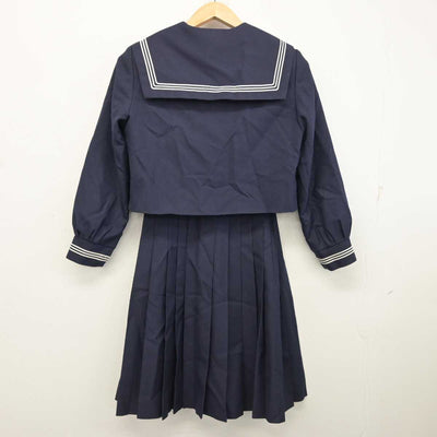 【中古】大阪府 阪南中学校 女子制服 3点 (セーラー服・スカート) sf082960