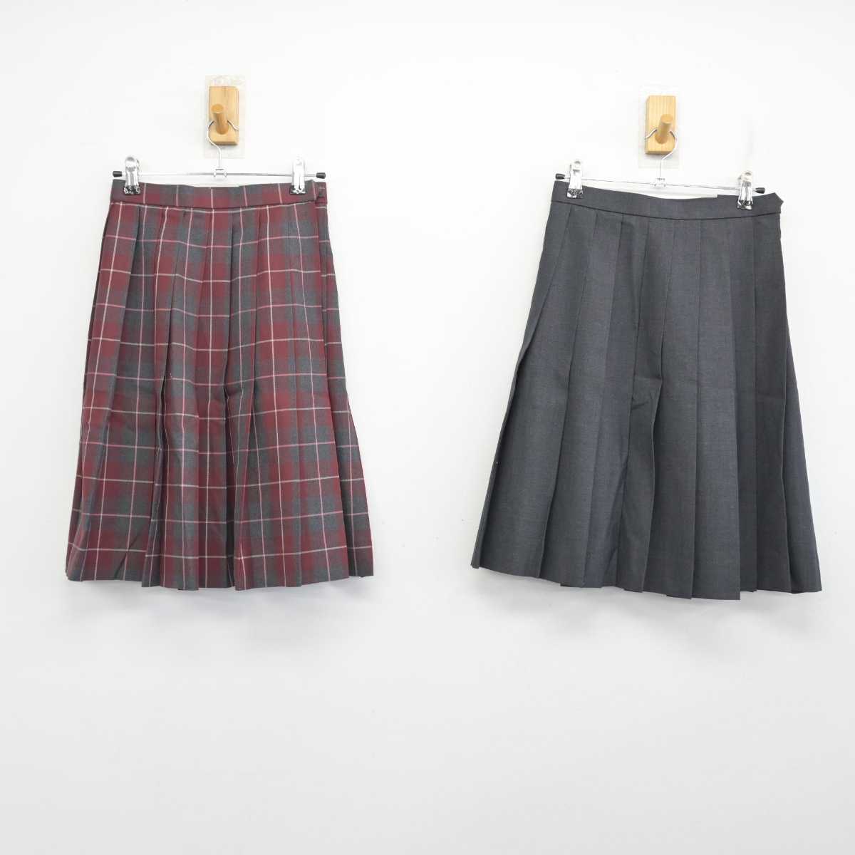 【中古】香川県 英明高等学校 女子制服 3点 (スカート) sf082967