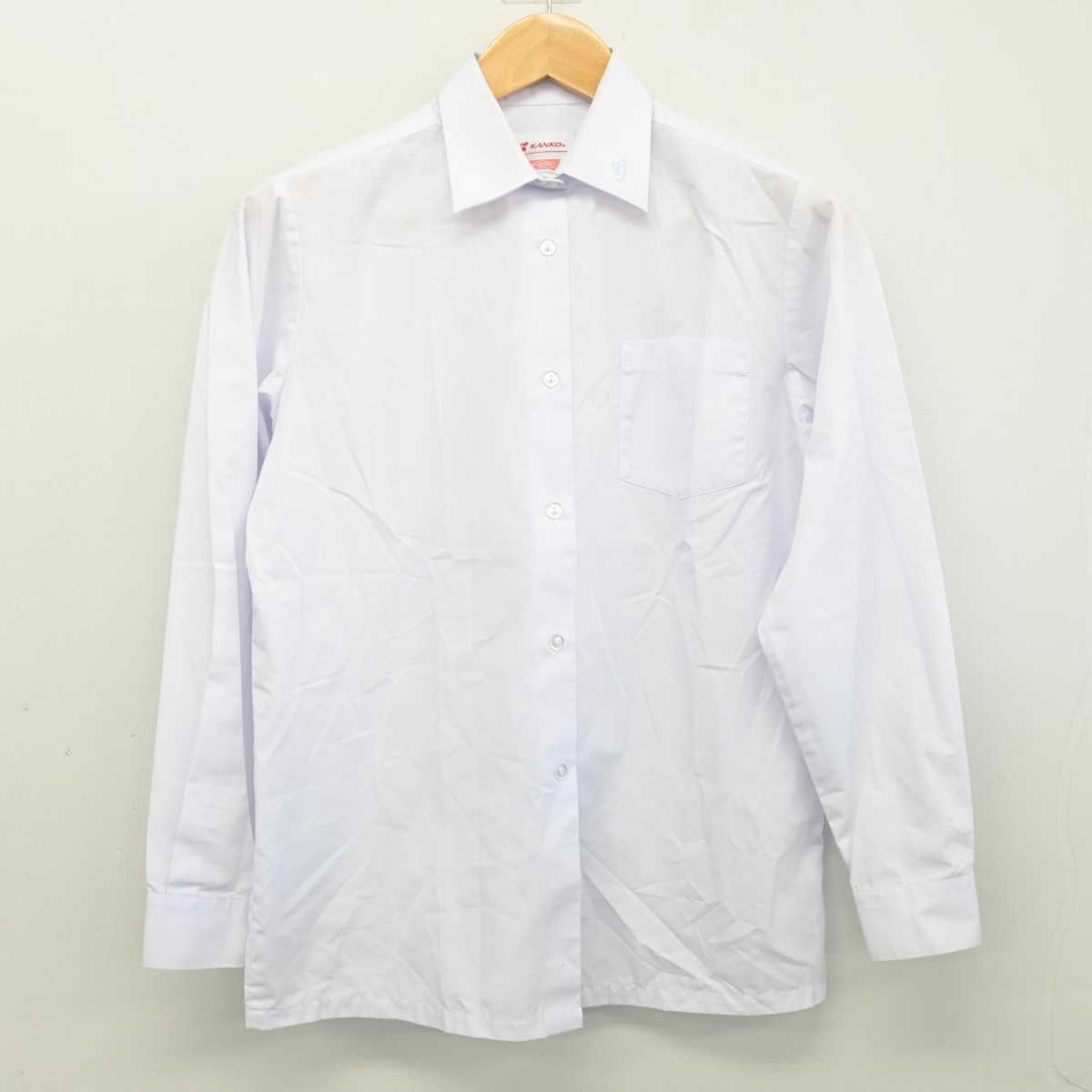 【中古】千葉県 五井中学校 女子制服 3点 (ニット・ニットベスト・シャツ) sf082976