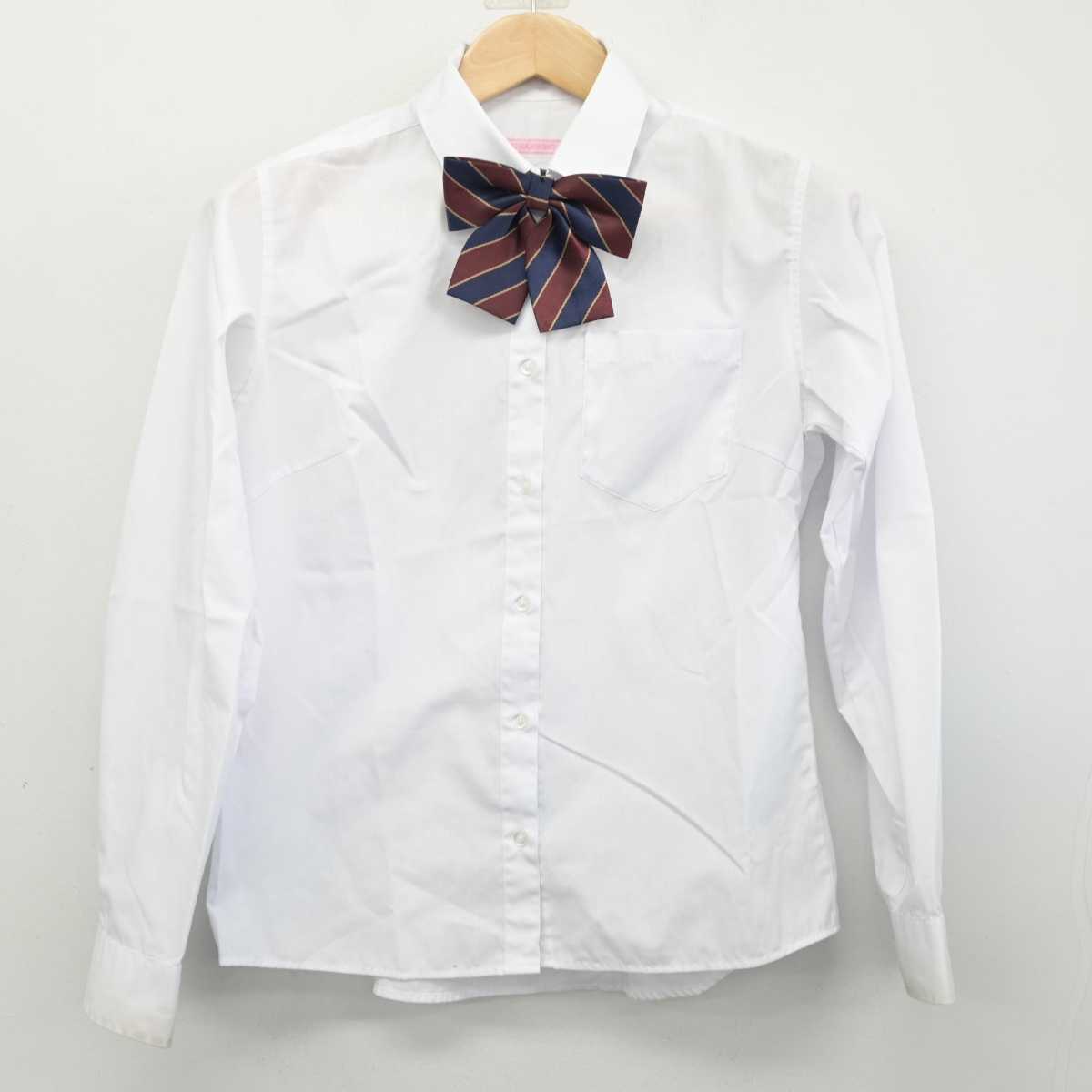 【中古】東京都 小平第五中学校 女子制服 3点 (ブレザー・シャツ) sf082978