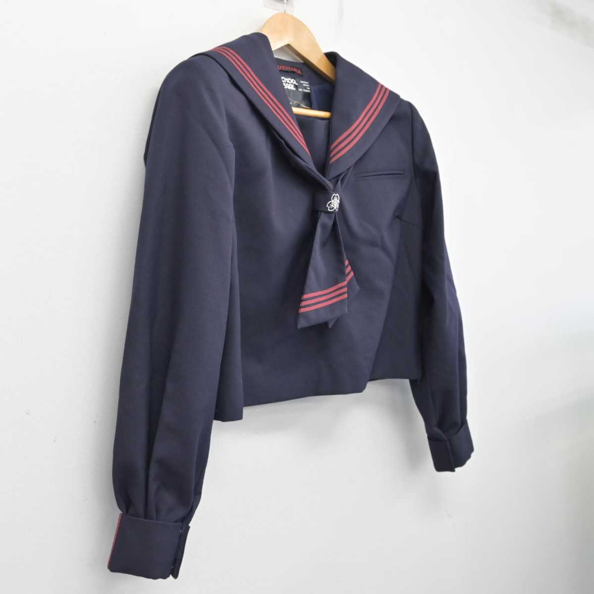 【中古】埼玉県 大成中学校 女子制服 2点 (セーラー服) sf082984