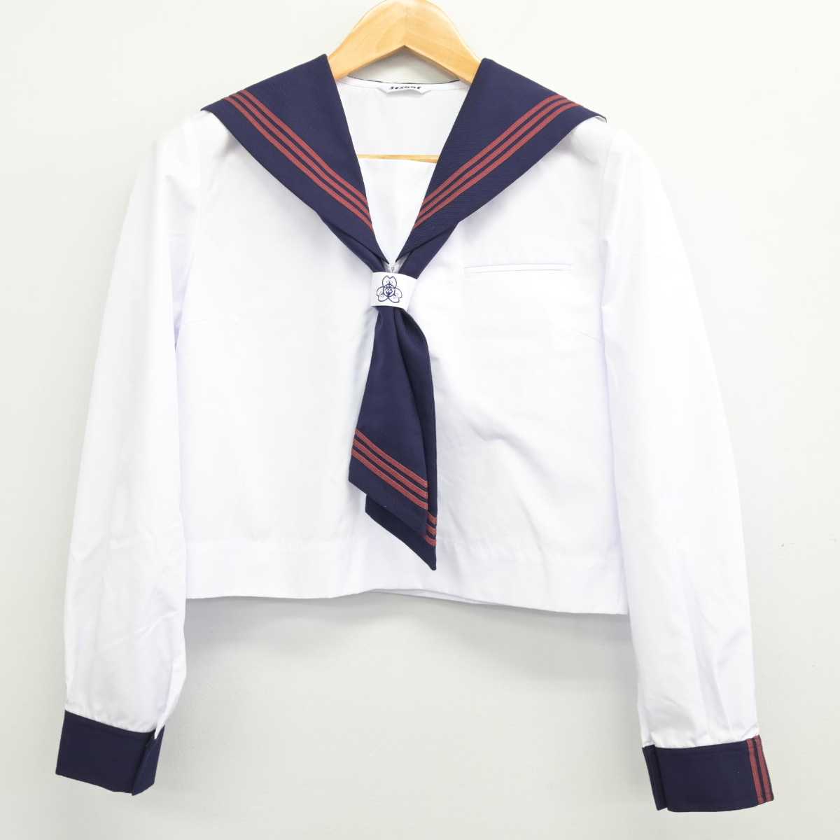 【中古】埼玉県 大成中学校 女子制服 4点 (セーラー服) sf082985