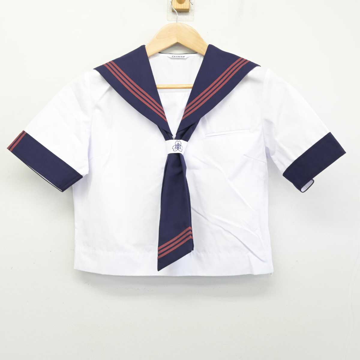 【中古】埼玉県 大成中学校 女子制服 4点 (セーラー服) sf082985