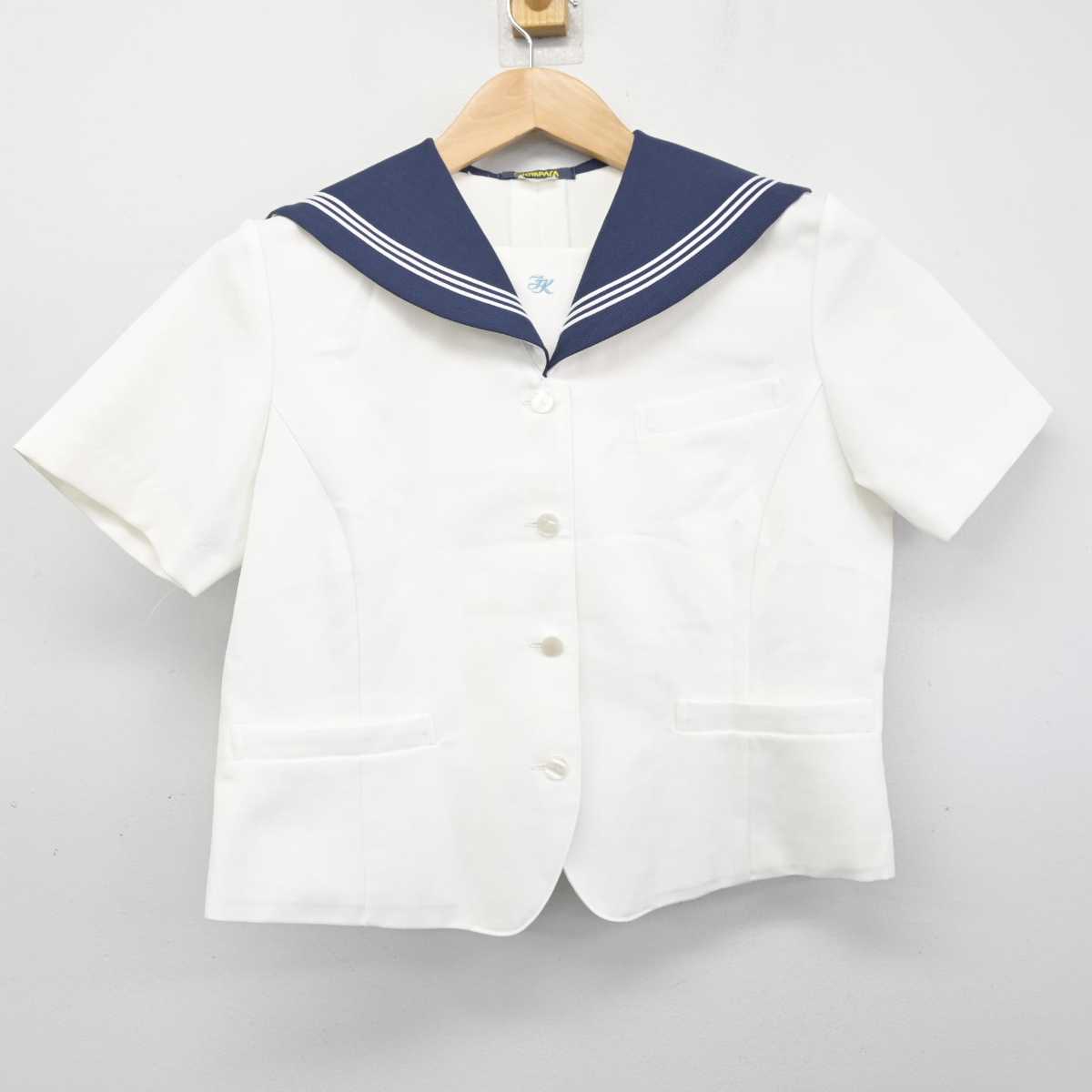 【中古】静岡県 磐田北高等学校 女子制服 2点 (セーラー服) sf082991